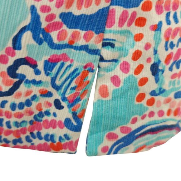 Lilly Pulitzer Annabelle Top Size 6 Shell Me About It Embellished Tropical Beach - Picture 6 of 11